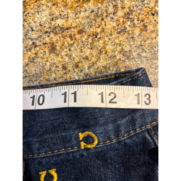 BDG Womens Cowboy Jeans Dark Wash Horseshoe Embroidered Straight Leg 27 - Picture 5 of 9